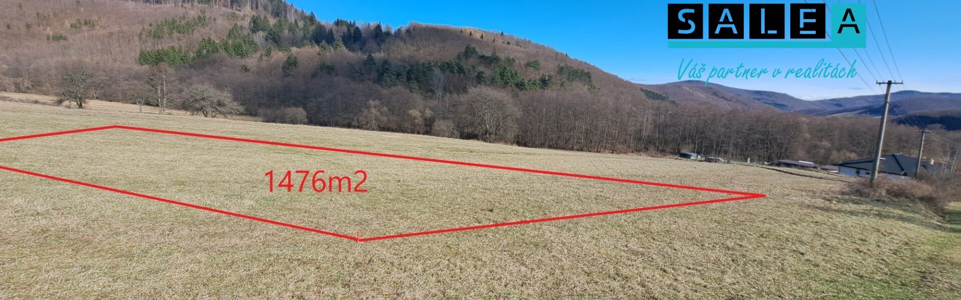 Pozemok na predaj v obci Ostrý Grúň o výmere 1476m2