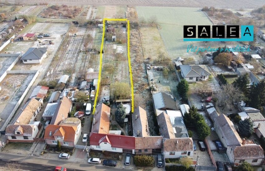 Skvelá investičná príležitosť! Pozemok s rozlohou až 2142 m2 so všetkými IS