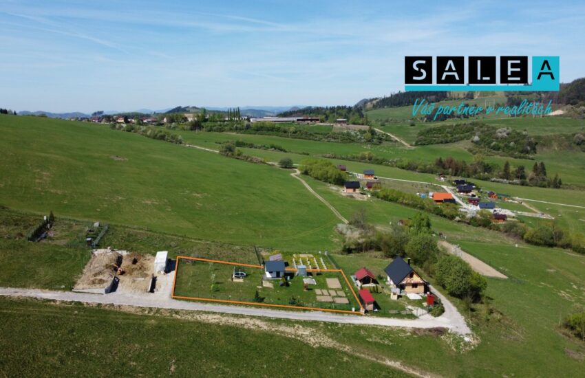 KOTRČINÁ LÚČKA - SLNEČNÝ POZEMOK + CHATKA  1020m2