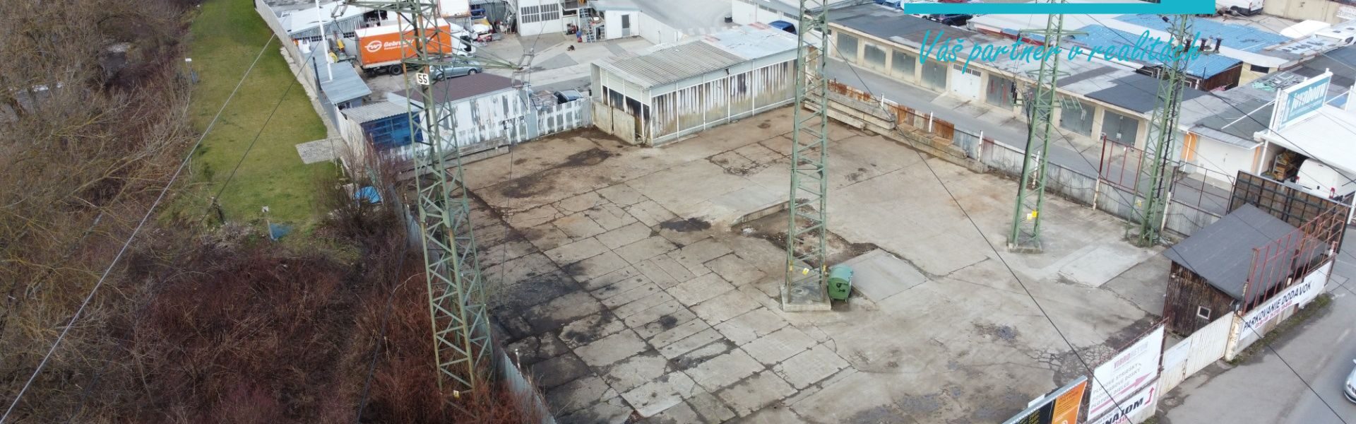 ŽILINA - POZEMOK-SPEVNENÁ BETÓNOVÁ PLOCHA  NA PREDAJ VÝMERA 1226m2