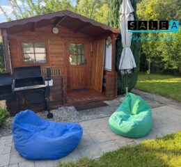 Krásna záhrada s chatkou v Kráľovej nad Váhom 259 m2