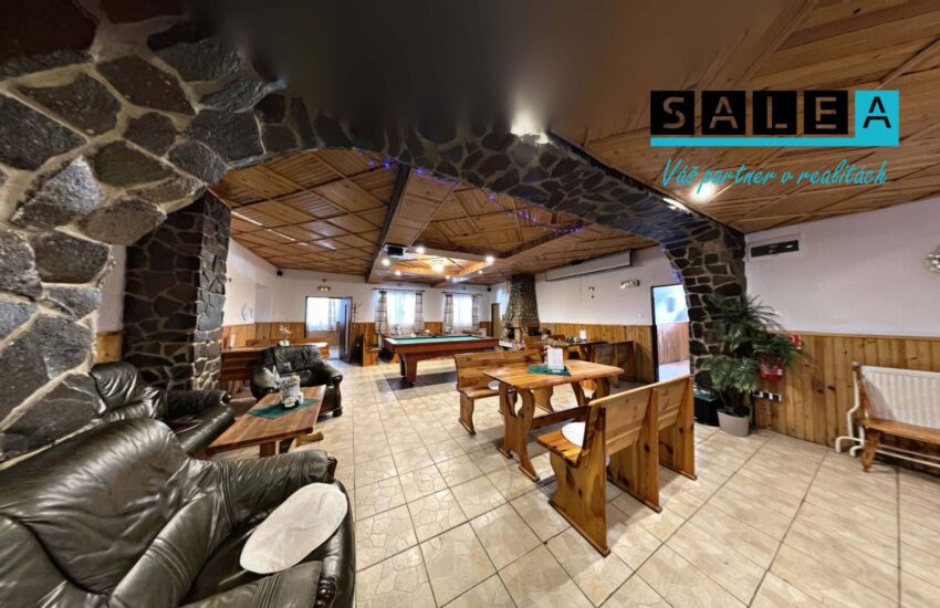Investičná príležitosť. Reštaurácia s barom v Gelnici-časť MáriaHuta o celkovej rozlohe 900 m2.